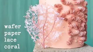 Wafer Paper Coral Tutorial