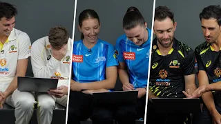 'What is he doing?!' Aussie stars react to MyCricket | Frogbox