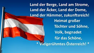 Bundeshymne der Republik Österreich: Land der Berge, Land am Strome: Chor