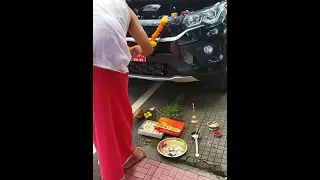 Indian mythology how to welcome their own new purchased car at home/full rituals/Tata Nexon XZ plus.