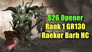 Rank 1 Barb GR130 Solo (Hardcore)