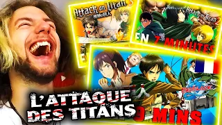 La Parodie RE: TAKE de L'ATTAQUE DES TITANS 🤣🤣🤣 | Réaction ReTake SNK