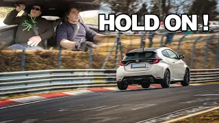 Whipping the GR Yaris on the Nürburgring with my brother and embarrassing BMW M2!