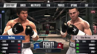 Real Boxing ·· Linux Gameplay using Wine Gallium Nine