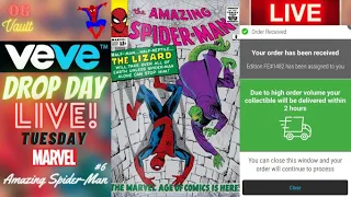 VeVe Drop Day LIVE - Amazing Spider-Man #6 Blindbox Marvel NFT Drop! Lizard Villain FA - Good Luck!!