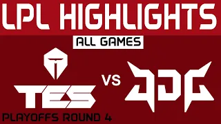 TES vs JDG Highlights ALL GAMES R4 LPL Spring Playoffs 2024 Top Esports vs JD Gaming by Onivia