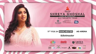 Shreya Ghoshal Live - All Hearts Tour Manchester AO Arena Feb 2024 - Geet Mala old songs & new songs