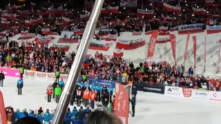 Hymn Polski - zwycięstwo Kamila Stocha, Zakopane 22.01.2017