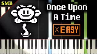 UNDERTALE - ONCE UPON A TIME - Easy Piano Tutorial