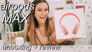 AirPods MAX unboxing, setup, & review!!!