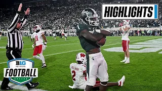 Wisconsin at Michigan State | Extended Highlights | Big Ten Football  | Oct. 15, 2022