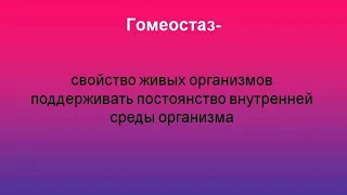 Гомеостаз