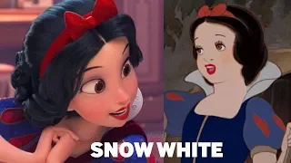 Disney Princesses In Ralph Breaks The Internet VS Original Movies 📷