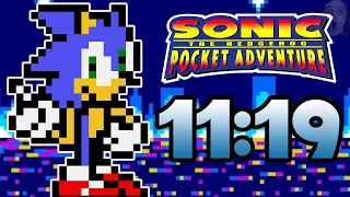 Sonic Pocket Adventure -  Any% Speedrun in 11:19 IGT