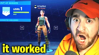 Playing OLD Fortnite In 2021.. (Glitch)