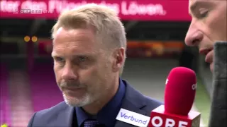 Rainer Pariasek vs. Thorsten Fink, die volle Härte des österreichischen Fussballs.