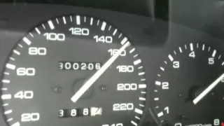 Mazda 323F 1.6 acceleration 0-180 km/h