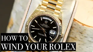 How To: Wind and Set Your Rolex