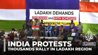 Why are people in India’s Ladakh protesting against central government?