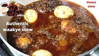 The Best Ghanaian WAAKYE STEW (hausa stew)