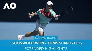 Soonwoo Kwon v Denis Shapovalov Extended Highlights (2R) | Australian Open 2022