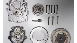 Мотор из электроколеса в редуктор | Bicycle electric gearbox DIY