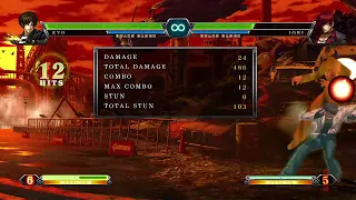 The King of Fighters XIII Kyo HD Combo