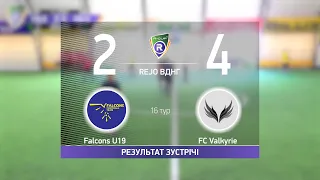 Обзор матча Falcons U19 2-4 FC Valkyrie  Турнир по мини футболу в городе Киев