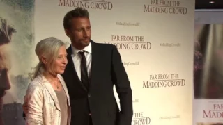 Matthias Schoenaerts and his mom at the Antwerp première of 'Far from the Madding Crowd'