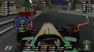 rFactor F1 2011 Race Monaco DRS KERS Driver Virtual Eder Belone