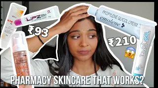 Top 5 INDIAN Pharmacy Skincare that actually works! 😱 | indian pharmacy skincare products under 500?