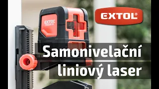 Samonivelační liniový laser Extol Premium