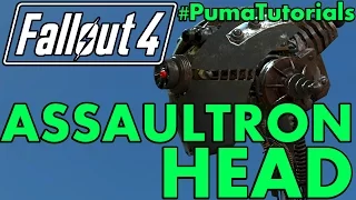 FALLOUT 4: Unique Weapons Guide - How to get the Salvaged Assaultron Head #PumaTutorials