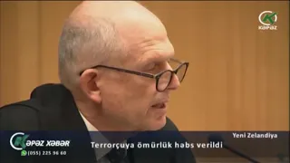 Terrorçuya ömürlük həbs verildi