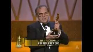 Ronald Harwood winning Adapted Screenplay for "The Pianist"