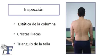 Semiología de la columna vertebral