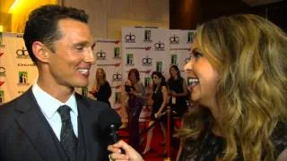 Matthew McConaughey Dodge Red Carpet Interview - HFA 2013