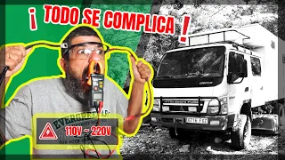 131. INSTALACIÓN ELÉCTRICA en camión camper (110v - 220v) #camperizacion