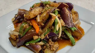 Eggplant in garlic sauce 魚香茄子