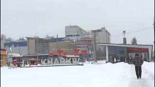 Снегопад 1 марта 2018, Харьков, сугроб у метро Героев Труда