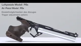 Luftpistole Modell P 8X | Einstellmöglichkeiten des Abzuges