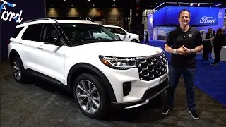 Is the 2025 Ford Explorer Platinum a BETTER luxury SUV than a Mazda CX-90?