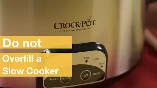 Don't Overfill a Slow Cooker | Crock-Pot®