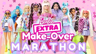 Barbie EXTRA ⭐🎀⭐ Make-Over MARATHON! 15+ Hair Tutorials & Lookbooks!