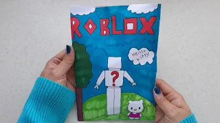 roblox blind bag paper 💖 hellokitty  satisfying opening blind bag 💗