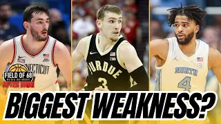 These are the WEAKNESSES for the TOP teams! UConn, Purdue and UNC are BEATABLE! | FIELD OF 68