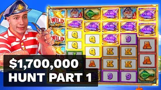 $1700000 BONUS HUNT OPENING - Part 1 🎰 92 Slot Bonuses - Beat the Beast & 5 Lions Gold Megaways