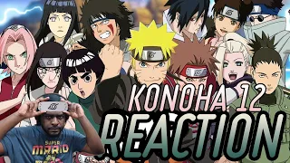 WHO'S THE BEST TEAM?! | KONOHA 12 RAP CYPHER | Reaction!