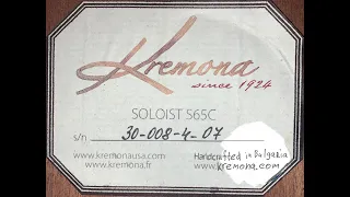 Гитара Kremona Soloist S65C - кедр массив - Кукушка ( В. Цой )