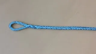 Brummel lock-splice single braided Dyneema